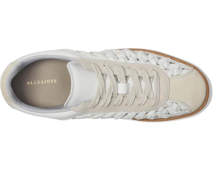 Кроссовки AllSaints Velma Woven с плетеным верхом из кожи