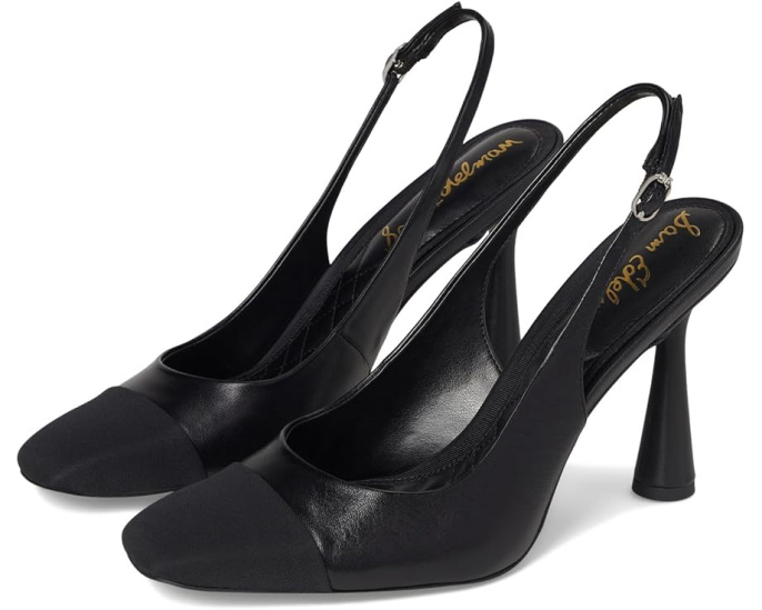 Босоножки на каблуке Sam Edelman Essa с квадратным носком и расклешенным каблуком