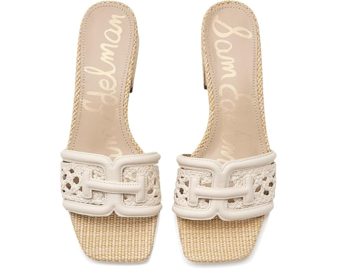 Сандалии Sam Edelman Waylon Weave с плетеным узором и квадратным каблуком
