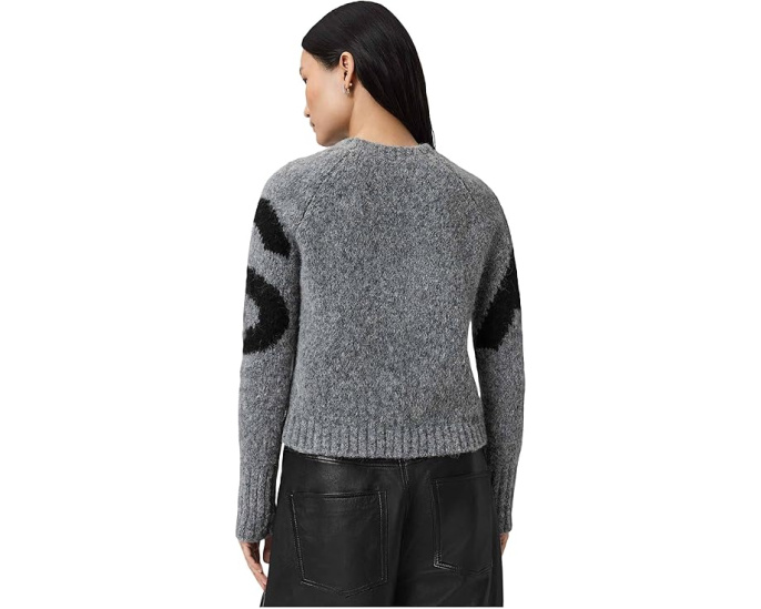 Джемпер AllSaints Sylvie с резинками из альпаки