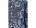 Джинсовая куртка Liverpool Los Angeles Jacquard с жаккардовым узором цвета Lapis Grove