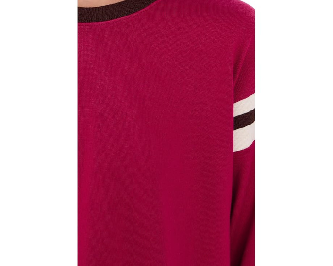 Футболка Faherty Sport Jersey Throwback с длинным рукавом