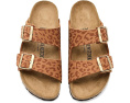 Сандалии Birkenstock Arizona с леопардовым принтом и пробковой стелькой