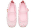 Janie and Jack балетки Pearl Flat с отделкой под жемчуг для девочек
