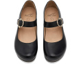 Dansko сабо Bonny Mary Jane из черной кожи с ремешком