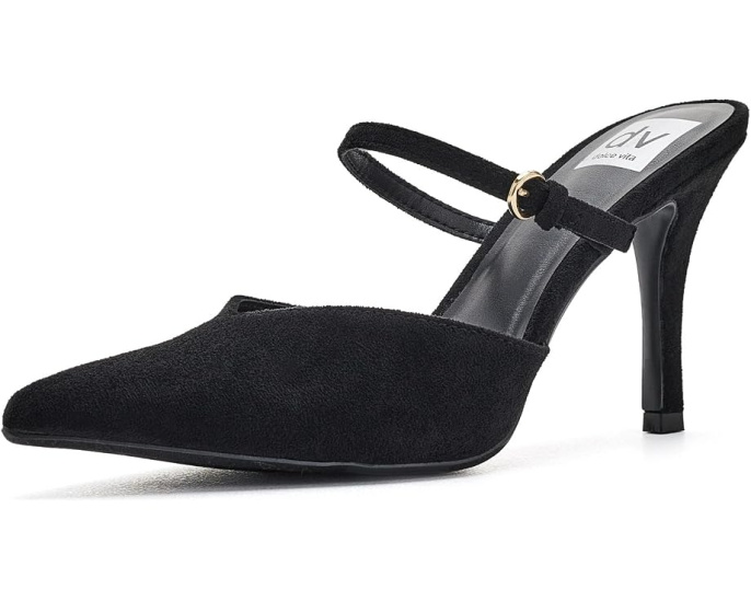 Мюли Geanie S на каблуке из искусственной замши DV Dolce Vita