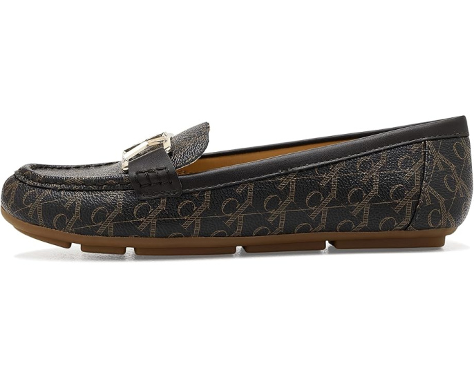 Мокасины Lileta с монограммой CK и дизайном moc toe от Calvin Klein
