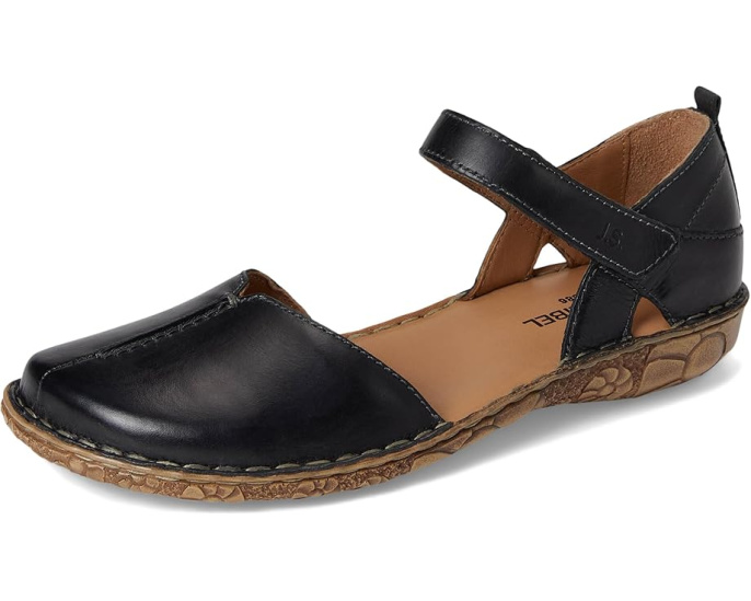 Сандалии Josef Seibel Rosalie 42 на мини-клин с цветочным принтом