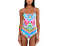 BECCA Mijas Casey Hankercheif Tankini Top с принтом