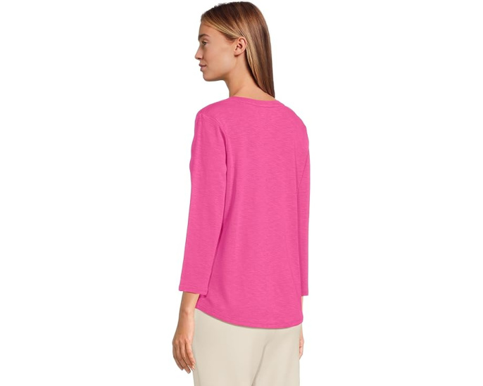 Tommy Bahama Ashby Isles Rib топ с круглым вырезом и 3/4 рукава