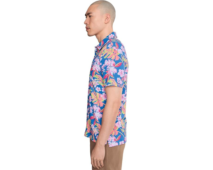 Поло Chubbies The Garden Glow из дышащей ткани с UPF 50+