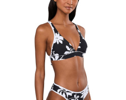 Топ бикини Seafolly Mayflower Multi Fit Longline Tri