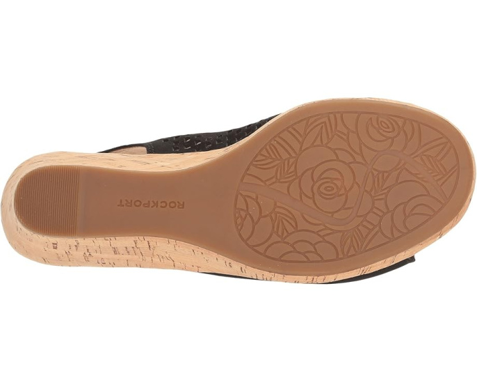 Сандалии Rockport Briah Perf Sling с открытым носком и пробковой платформой