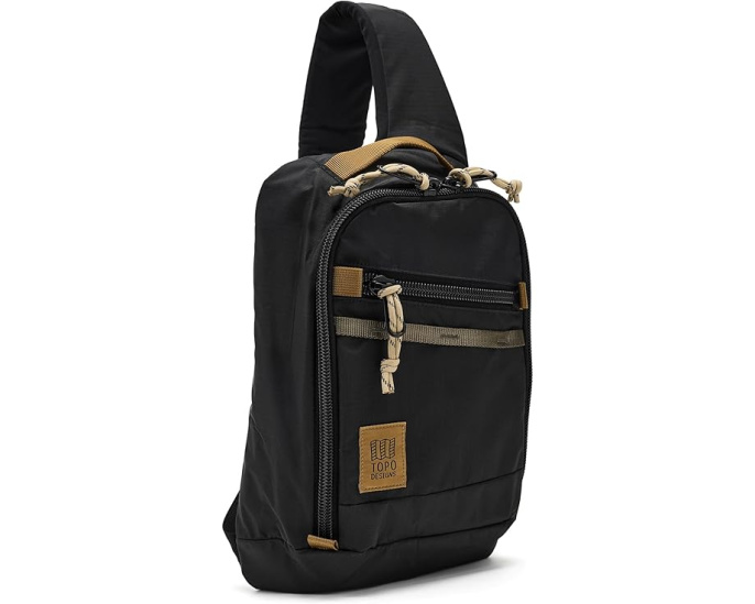 Topo Designs сумка-слинг Mountain Sling из переработанного нейлона с множеством точек крепления