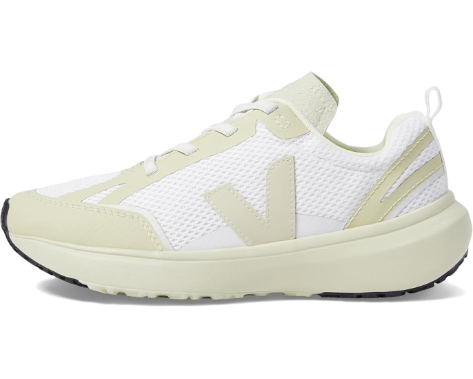 Детские кроссовки VEJA Small Canary Light с текстильным верхом и эластичными шнурками