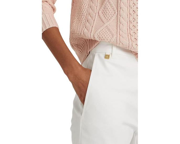 Брюки Lauren Ralph Lauren Stretch Cotton Blend с высокой посадкой