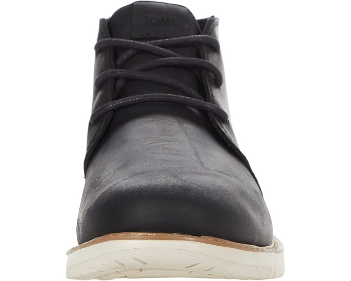TOMS Navi ботинки из водонепроницаемой черной кожи