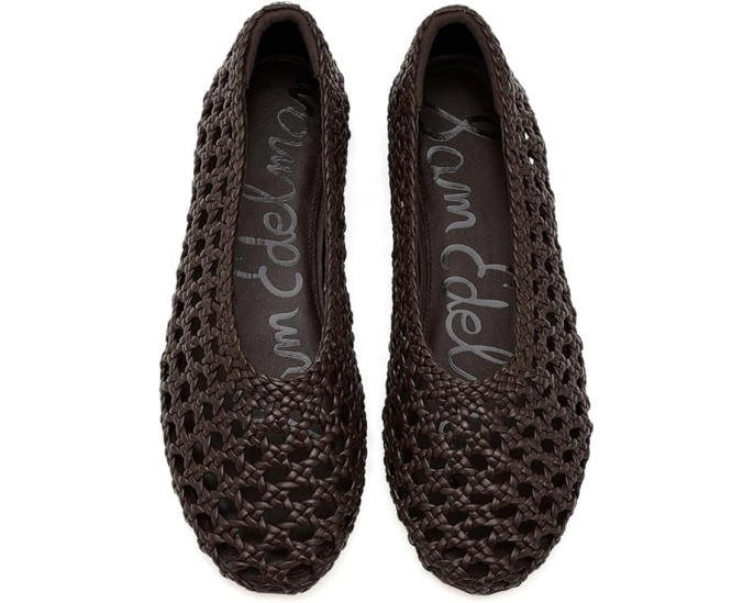 Балетки Sam Edelman Shira с плетеной кожей и квадратным носком