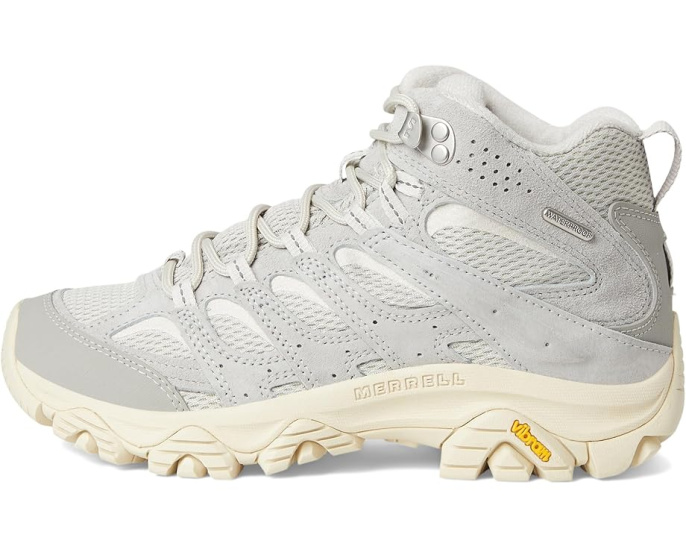 Ботинки Merrell Moab 3 Mid WP с технологией Air Cushion и подошвой Vibram