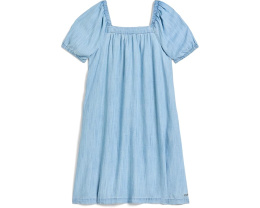 Платье Vineyard Vines Serena из шамбре для детей старшего возраста