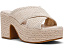 Сандалии Steve Madden Truthful на платформе с каблуком из рафии