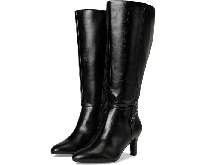 Ботинки LifeStride Galant Extra Wide Calf на шпильке с переработанными материалами