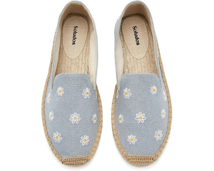 Эспадрильи Daisies Smoking Espadrille Soludos с цветочным принтом