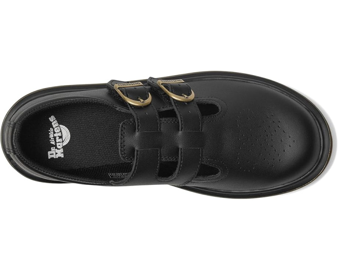 Детские туфли Dr. Martens 8065 Y с перфорацией и пряжками
