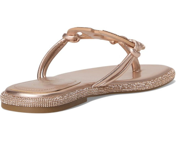 Сандалии GUESS Saima без застежки с логотипом G и стразами