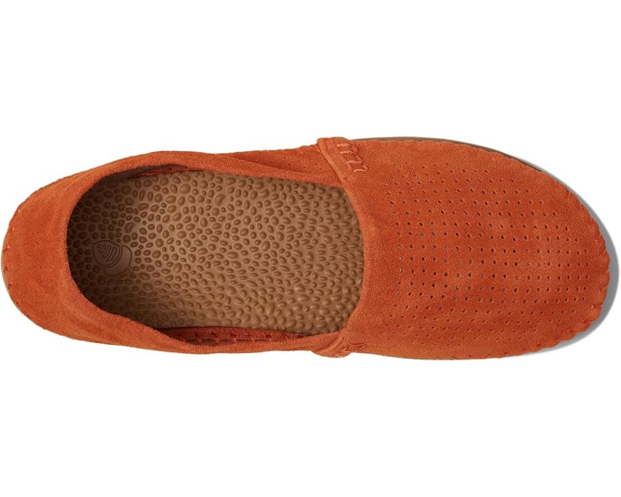 Тапочки Addison Suede Moc Acorn из замши с перфорацией