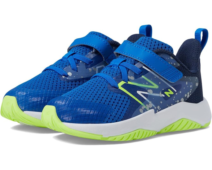 Кроссовки New Balance Rave Run v2 с шнуровкой-резинкой для малышей