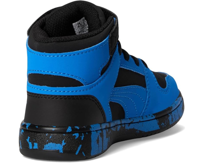 Кроссовки PUMA Kids Rebound Layup Mid на липучках с промежуточной подошвой EVA