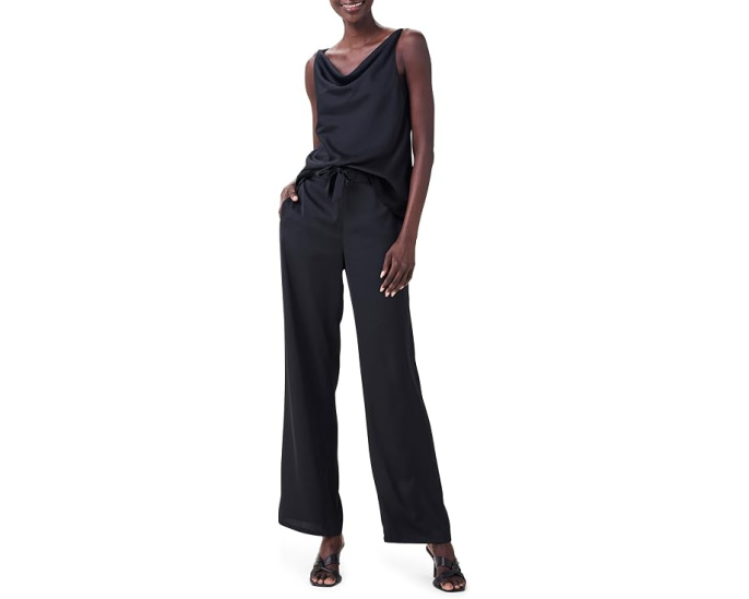Топ Petite Crepe Drape Tank от NIC+ZOE с декольте
