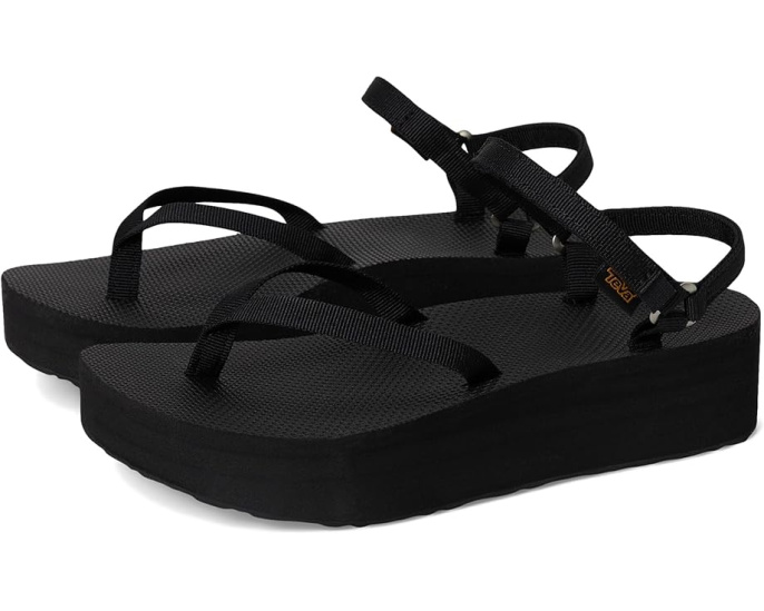 Сандалии Flatform Sandal Slim от Teva на платформе с ремешками и липучкой