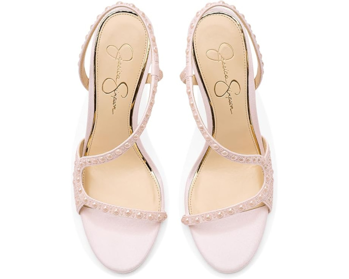 Босоножки Jessica Simpson Jaycin на шпильке с кристаллами и асимметричным ремешком