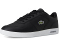 Кроссовки T-base из кожи с вышитым крокодилом Lacoste