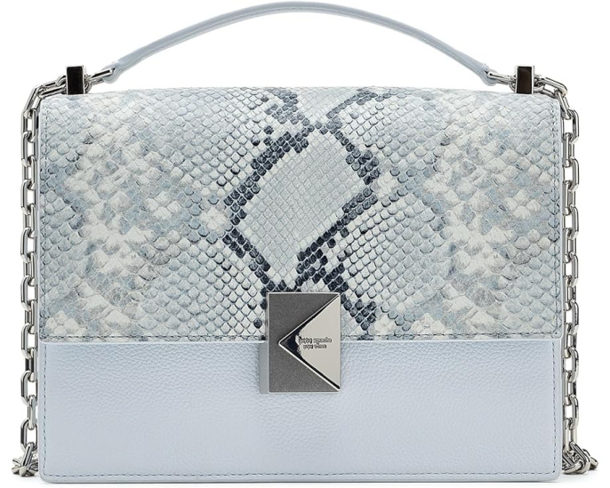 Сумка через плечо Deco Snake Embossed Mixed Material Chain с цепочкой от Kate Spade New York