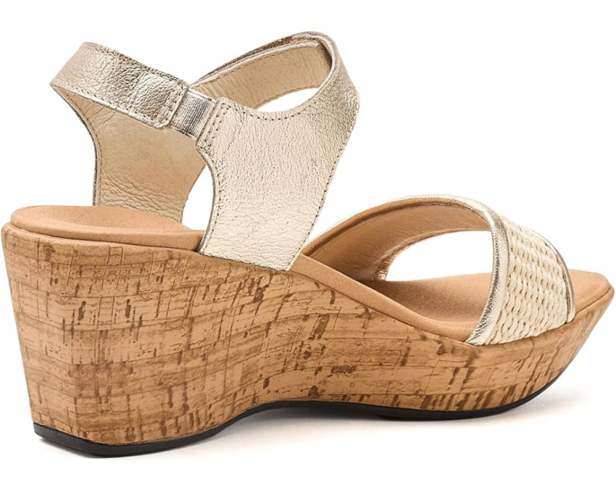 Сандалии Naot Summer Raffia на платформе с анатомической стелькой из пробки