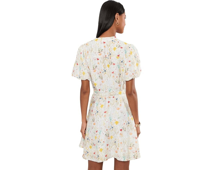 Платье Puff Sleeve Aline Belted Mini от Vince Camuto