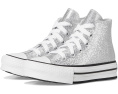 Converse Kids кроссовки Chuck Taylor All Star Lift Disco с блестками на платформе