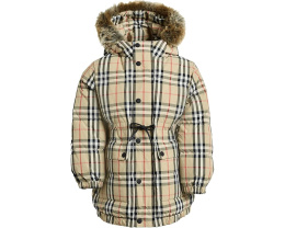 Пальто Burberry Kids Franklin Check для мальчиков