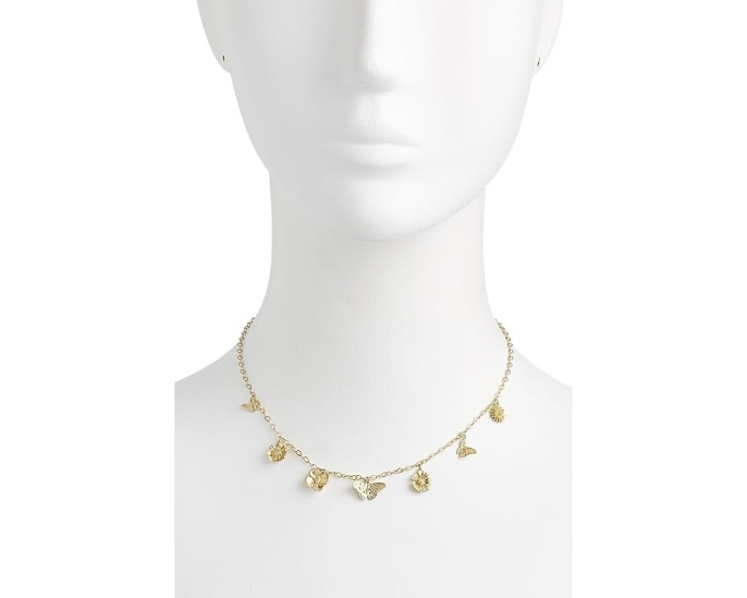 Kendra Scott Cailey Charm Necklace с подвесками-бабочками и цветами