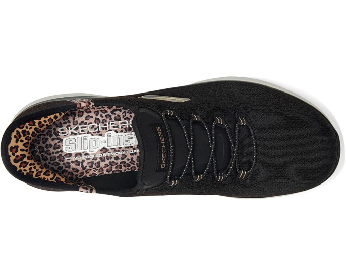 Skechers Summits Leopard Chic Hands Free Slip-INS с леопардовым принтом