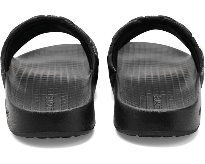 Вьетнамки Lacoste Hybrid Serve Slides с монограммой