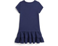 Платье детское ярусное Polo Ralph Lauren из хлопка с мишкой
