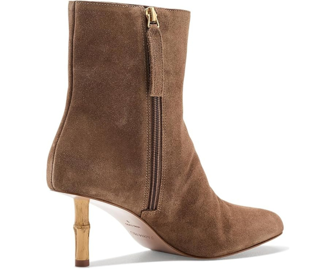 Suede Bamboo Bootie