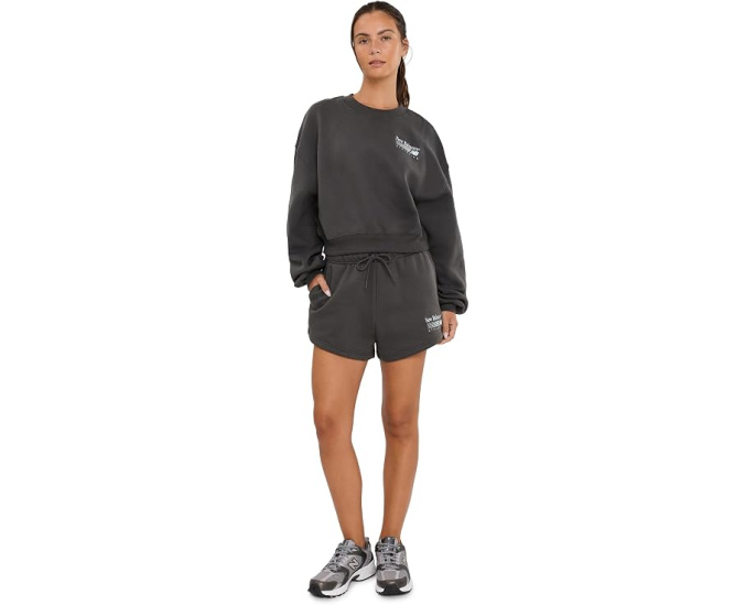 Флисовые шорты New Balance Trackside
