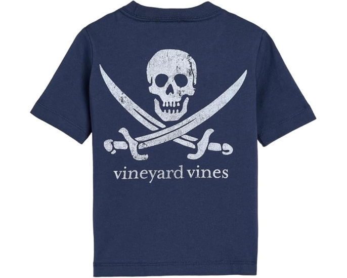 Детская футболка с пиратским флагом от vineyard vines