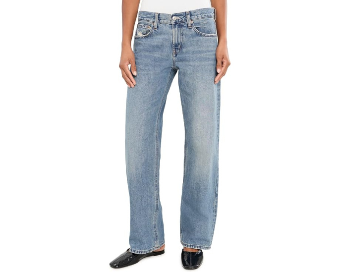 Джинсы Low Rise Loose в стиле Solstice Madewell