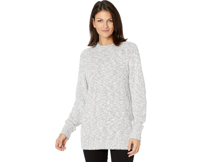 Свитер L.L.Bean Cotton Ragg с воротником-хомутом из 100% хлопка